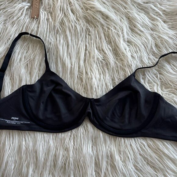 Skims Fits Everybody Unlined Demi Bra Onyx Size 34DD - Picture 5 of 7
